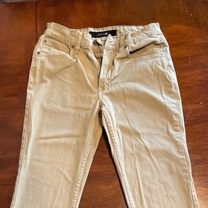 Boys Joes slim pants size 16 - tan khaki school uniform